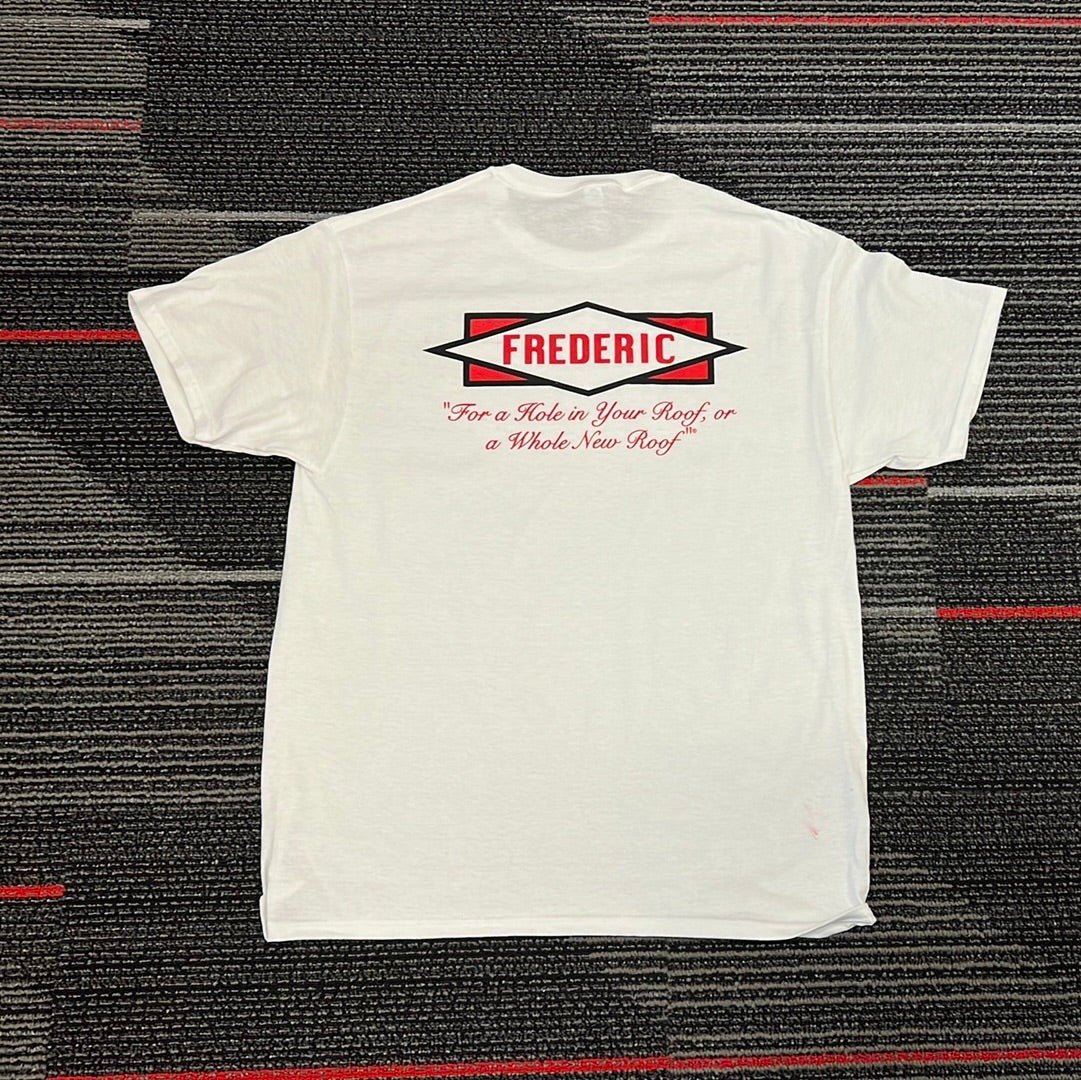 Frederic Roofing Short sleeve T shirt (white)