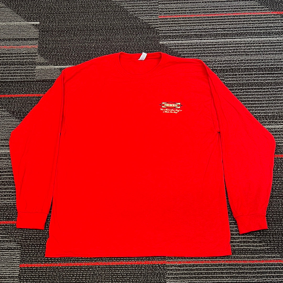 Frederic Roofing Long Sleeve Shirt (Red)